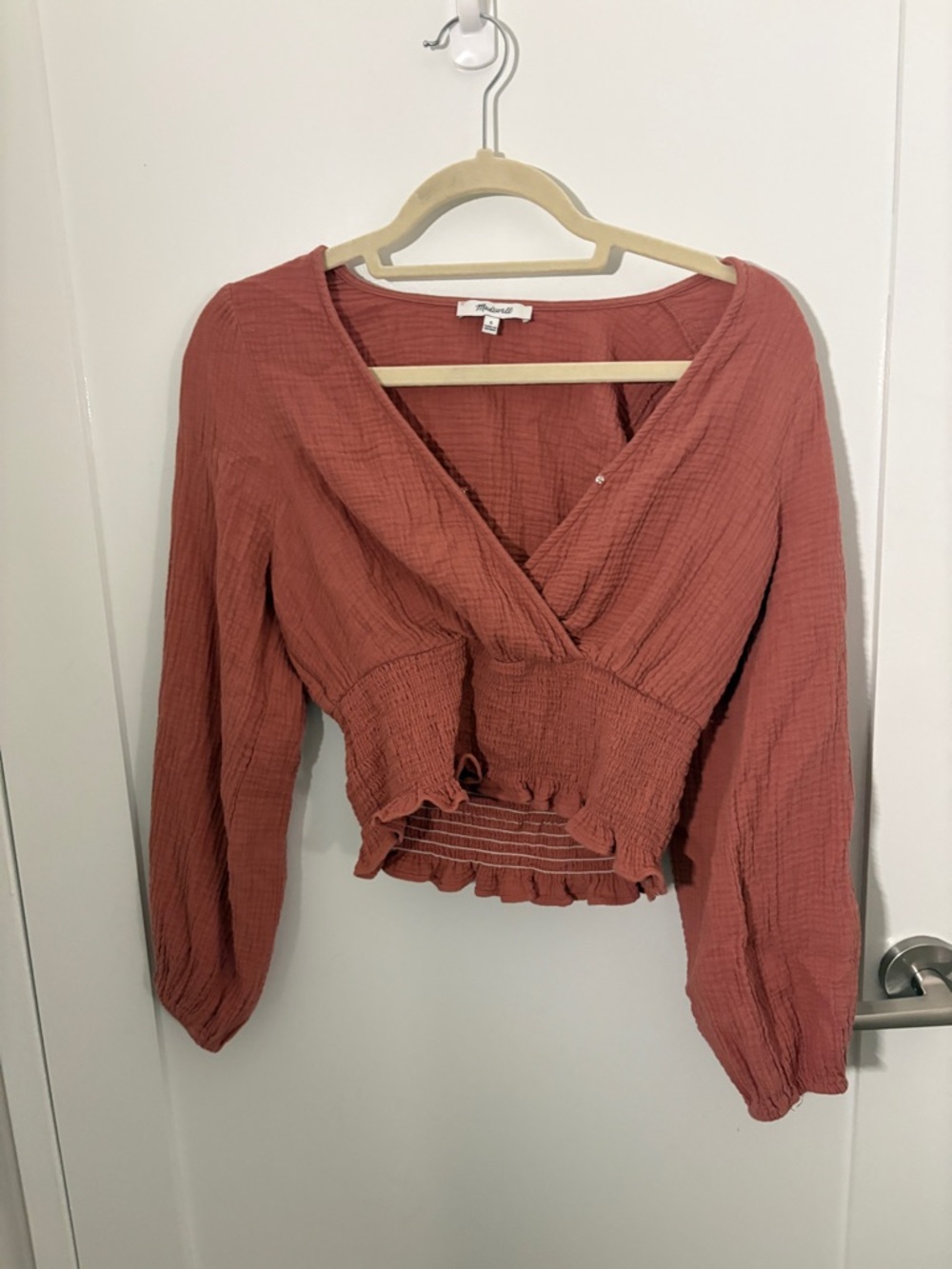 Madewell Coral Blouse